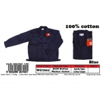 WG-7001 KIJO Worker Button Jacket Color - Blue